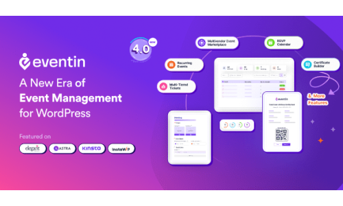 Eventin Pro 4.0.27 – Event Manager, Event Calendar and Booking WordPress Plugin