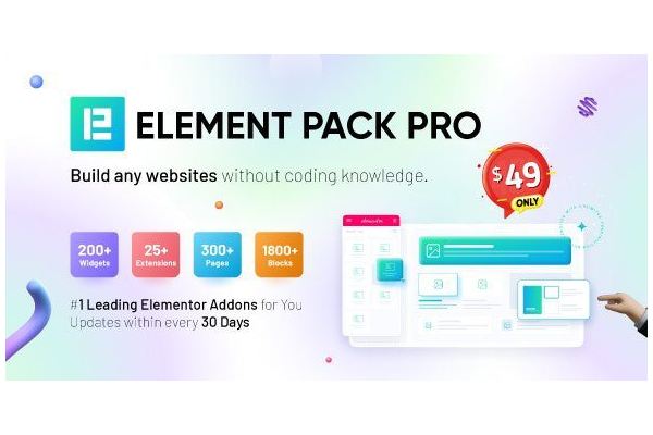 element pack 7 6 1 nulled addon for elementor page builder wordpress plugin